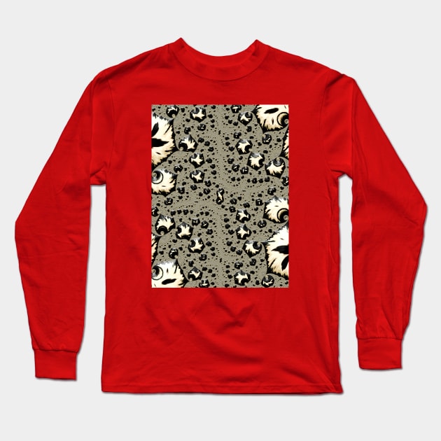 Zebra Field Long Sleeve T-Shirt by fascinating.fractals